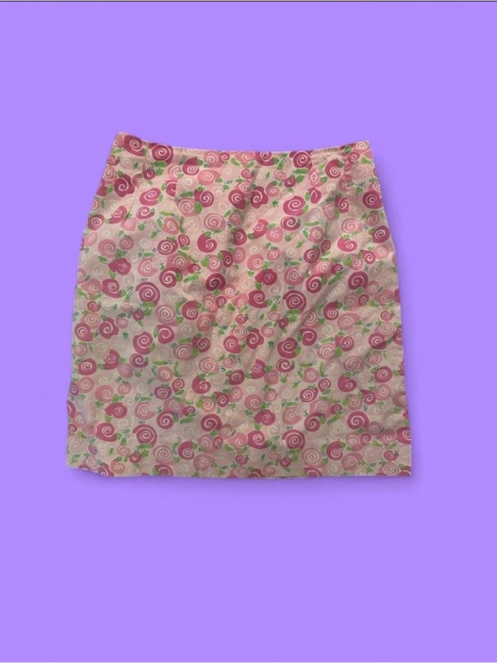 Lilly Pulitzer preppy Pink snail Mini Skirt